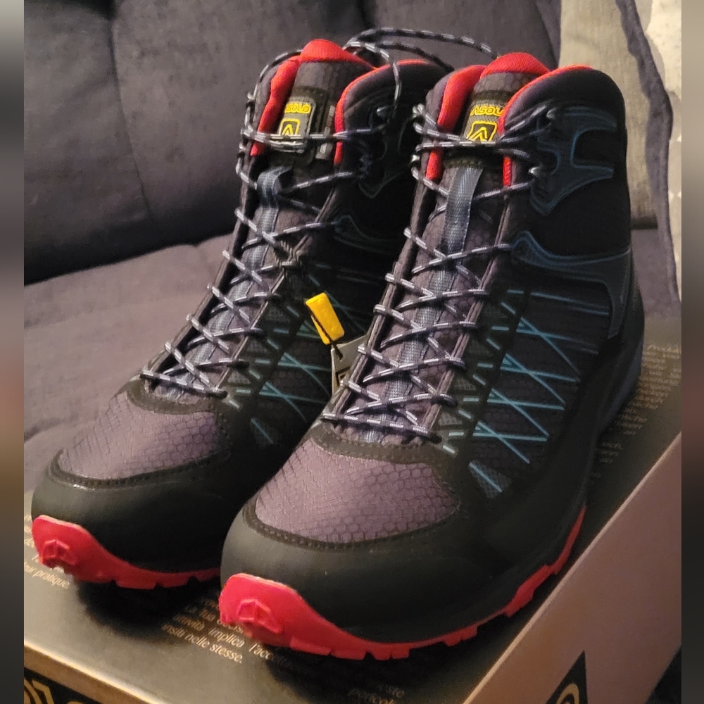 ASOLO Men's Grid GV Mid C Black/Red 9.5